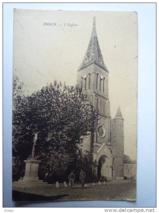 OSSUN  (Hautes-Pyrénées)  :  L'EGLISE - Ossun