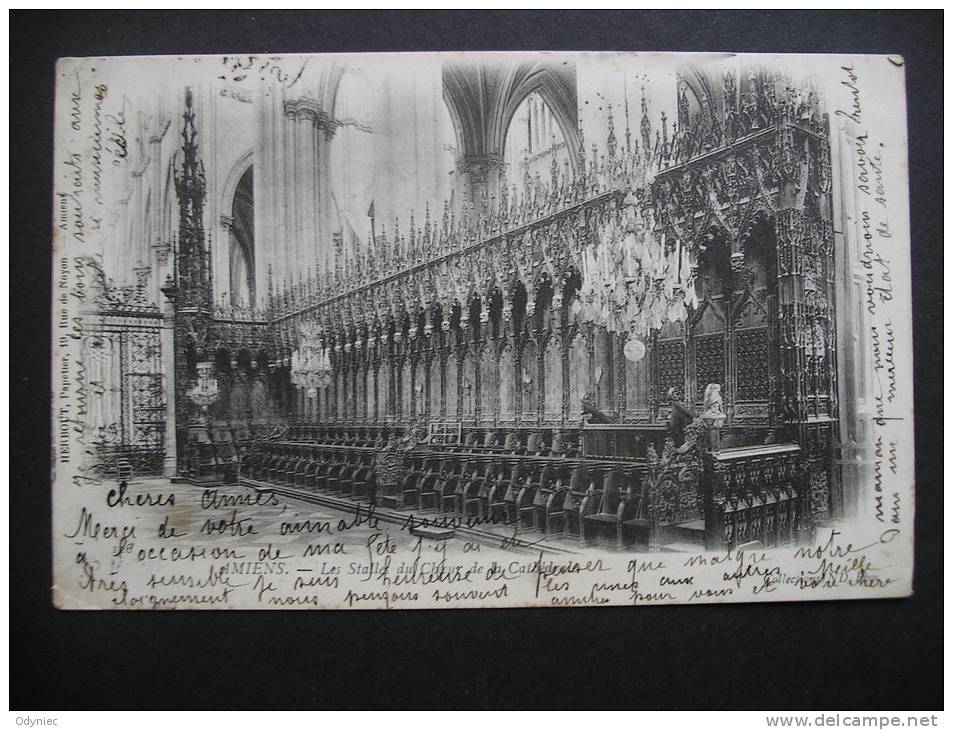 Amiens.-Les Stalles Du Choeur De La Cathedrale 1903 - Picardie