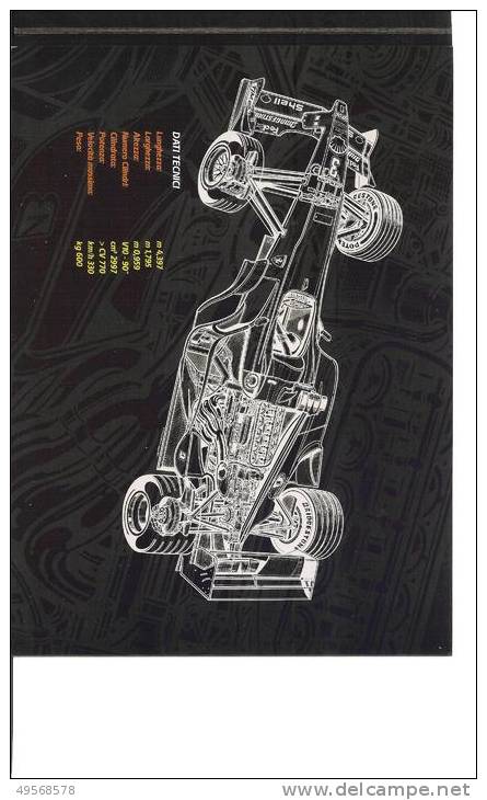 FOLDER FILATELICO ITALIA 2001 -  FERRARI CAMPIONE DEL MONDO  F1 2000 - - Presentation Packs