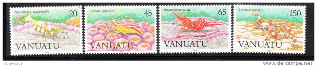 Vanuatu 1989 Marine Life Shrimp Prawn MNH - Vanuatu (1980-...)