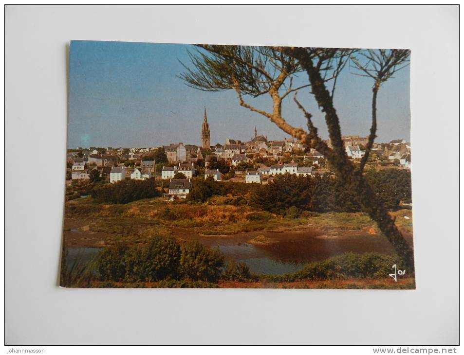 Cp  Pont  -  Croix  .  Vue Générale Sur La Ville Et Le  Goyen . - Pont-Croix