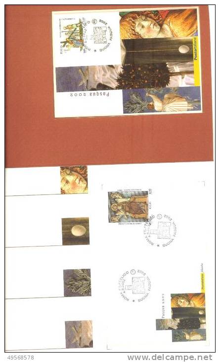 FOLDER FILATELICO ITALIA 2002 - PASQUA 2002 - - Presentation Packs