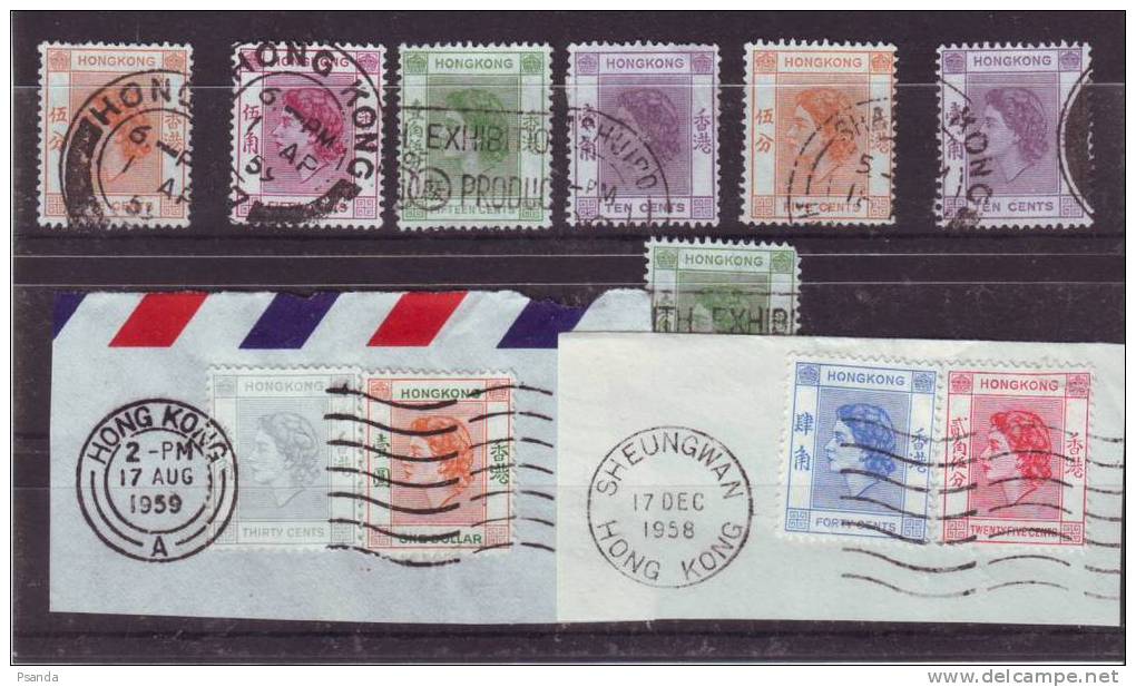 1958 Hong Kong Lots - Unused Stamps