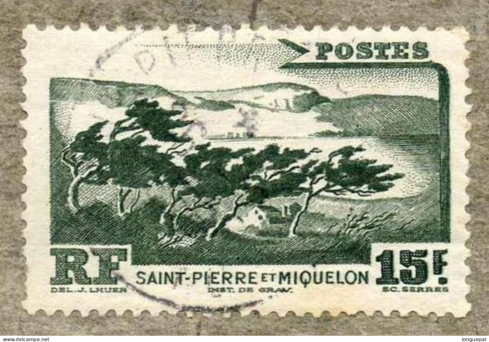 SAINT-PIERRE Et MIQUELON : La Montagne - Paysage - - Used Stamps