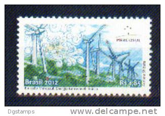 Brasil 2012 ** MERCOSUR. Renewable Energy: Wind. - Ongebruikt