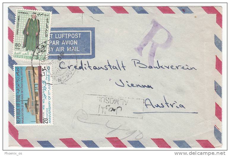 IRAQ - Mosul - Cover, Year 1969, Air Mail, Registered - Irak