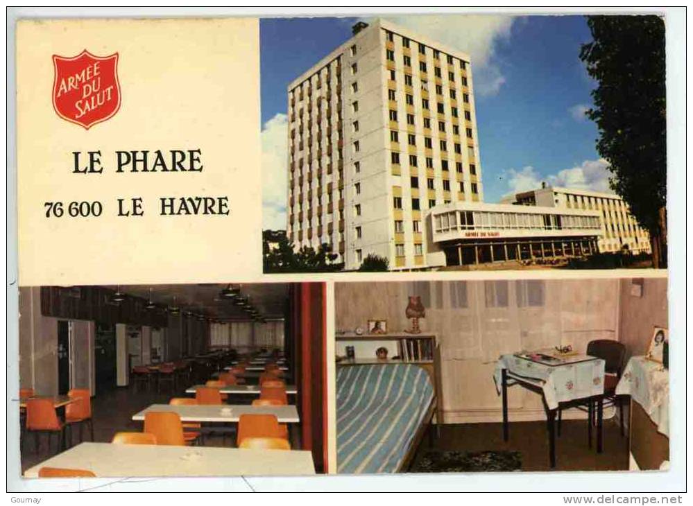 Le Havre - Le Phare Armée Du Salut Centre Réinsertion Travail Rue De La Vallée - Multivues Restaurant Chambre - Non Classés