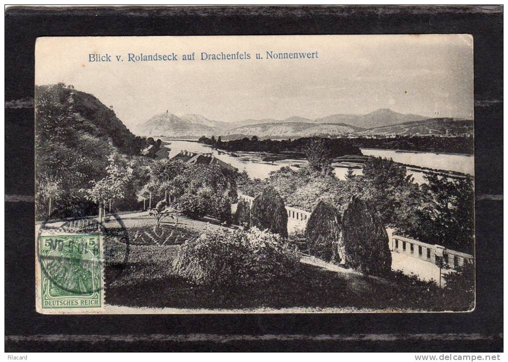 34651    Germania,  Blick  V.  Rolandseck  Auf  Drachenfels  U.  Nonnenwert,  VG - Drachenfels