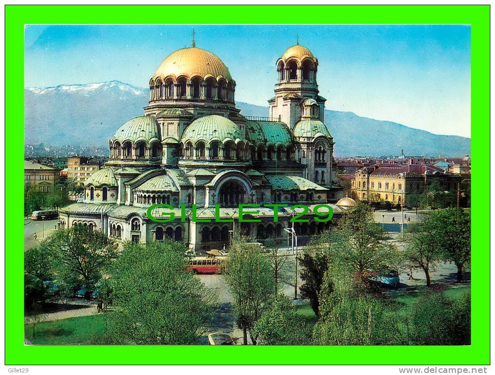 SOFIA, BULGARIA - LE DÔME-MONUMENT ALEXANDRE NEVSKI - ÉCRITE - - Bulgaria