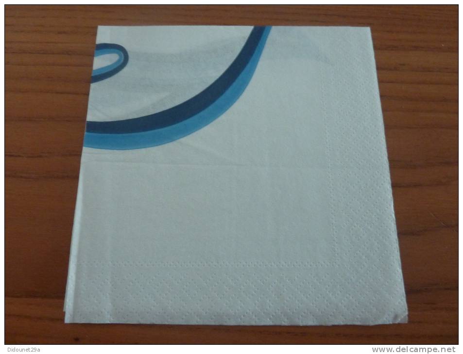 Serviette Papier "FINNAIR" 12x12cm Pliée (compagnie Aérienne) - Serviettes Publicitaires