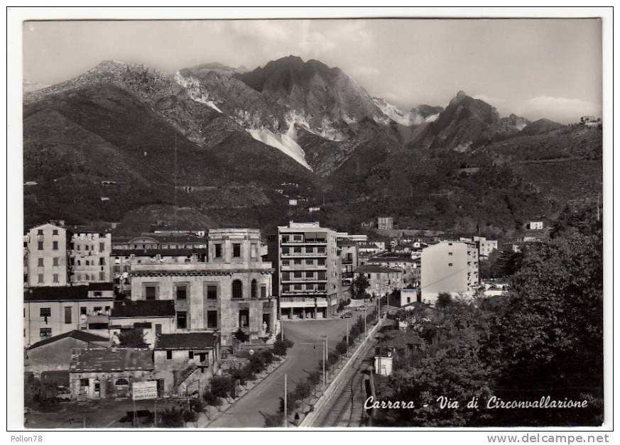 CARRARA - VIA DI CIRCONVALLAZIONE - 1956 - Carrara