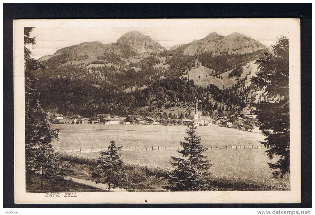 RB 911 - 1920 Postcard - Bayr. Zell Germany - 15pf  Rate Munich Bavaria Stamp To Hannover - Zell