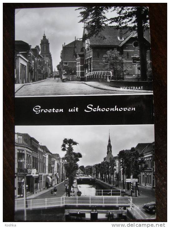 SCHOONHOVEN - Verzonden In 1964 - Koestraat - De Haven  - Lot VO 10 - Schoonhoven