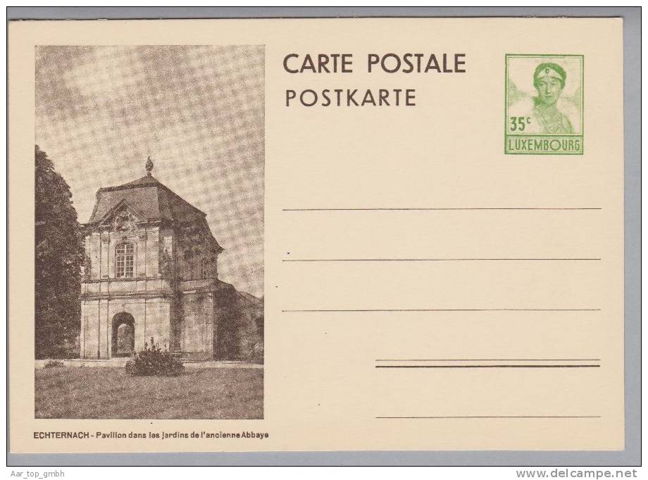 Luxemburg Bildpostkarte 1936- 35Cent Mi#P113 **ungebraucht Bild Echternach - Ganzsachen