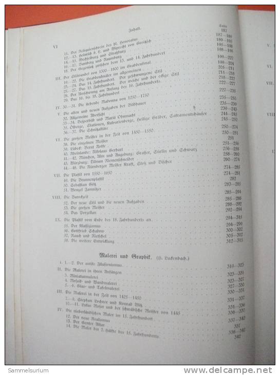 \"Geschichte Der Deutschen Kunst\" Von H. Und O. Luckenbach (mit Vielen Abbildungen Und Tafeln) Aus Dem Jahr 1926 - Kunstführer