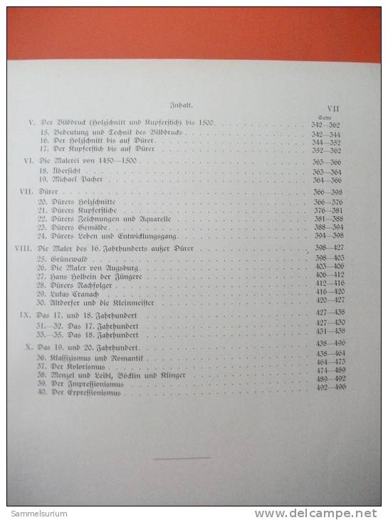 \"Geschichte der Deutschen Kunst\" von H. und O. Luckenbach (mit vielen Abbildungen und Tafeln) aus dem Jahr 1926