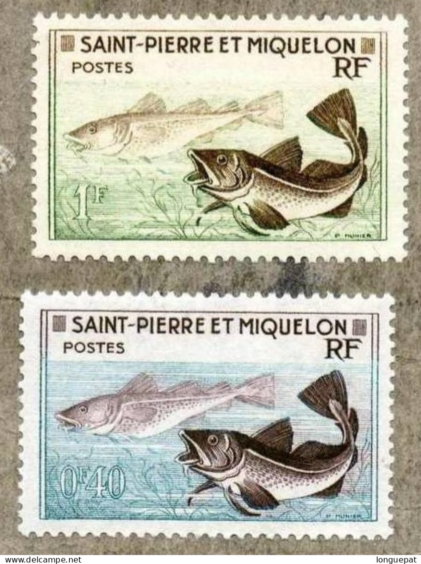 SAINT-PIERRE Et MIQUELON : Morues -Poisson - - Unused Stamps