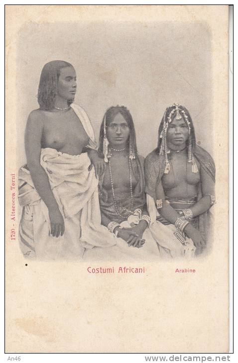 COSTUMI AFRICANI  BELLA  FOTO D´EPOCA ORIGINALE 100% - Erythrée