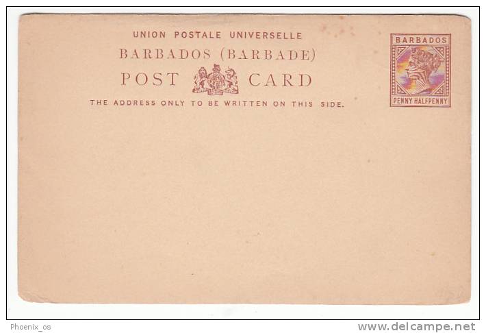 BARBADOS -Post Card, Carte Postale. UPU - Barbades (1966-...)