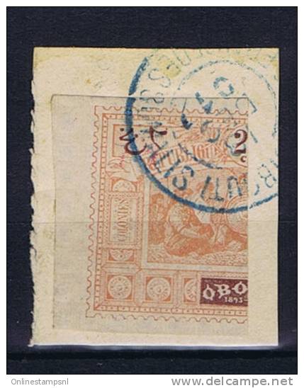 Obock, Yv Nr 53, Couper/halved, Used - Usati