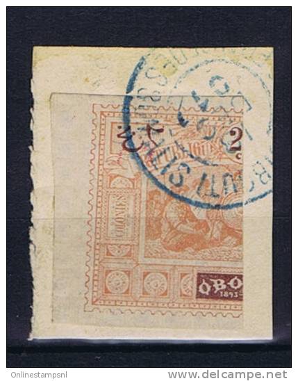 Obock, Yv Nr 53, Couper/halved, Used - Used Stamps