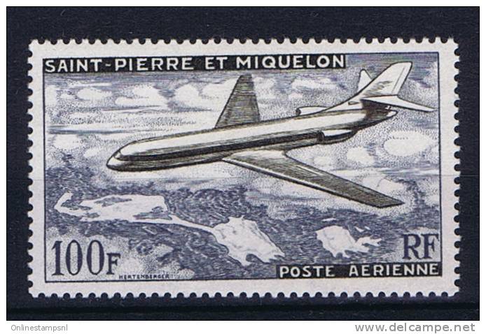 Saint-Pierre Et Miquellon, Yv Nr Aerienne 25 MNH/**, Maury Cv € 30 - Ongebruikt