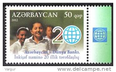 AZERBAIJAN 2012 Co-operation With World Bank - 20, MNH - Altri & Non Classificati