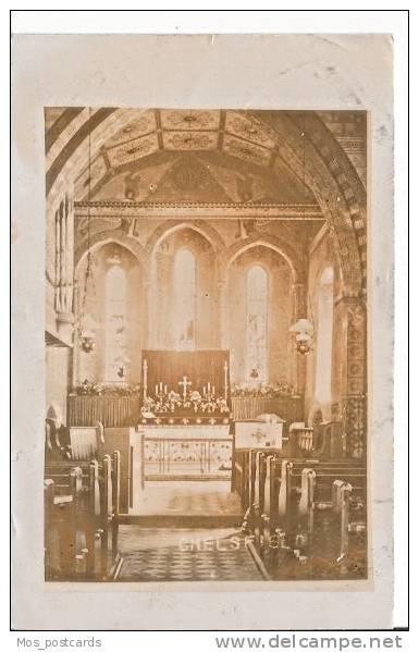 London Postcard - Chelsfield Church Interior    A1810 - London Suburbs