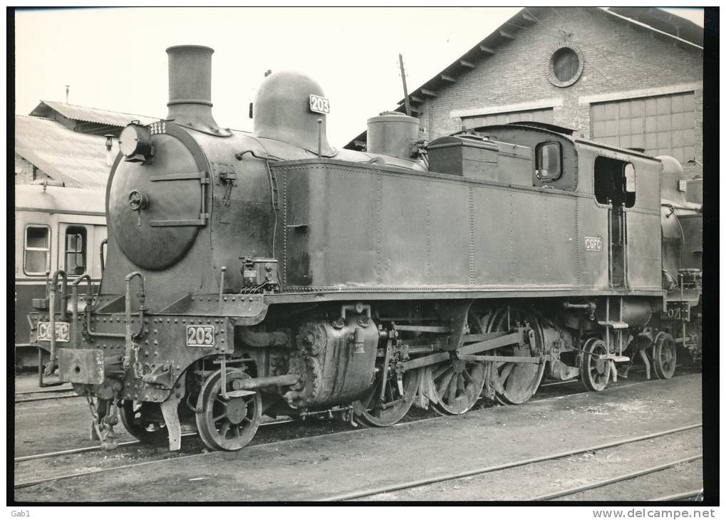 Trains  ---  131 T N° 203 A Mortorell -- Marcinelle 1923-1926 ( 201-205 ) --- 15.4.1965 - Eisenbahnen