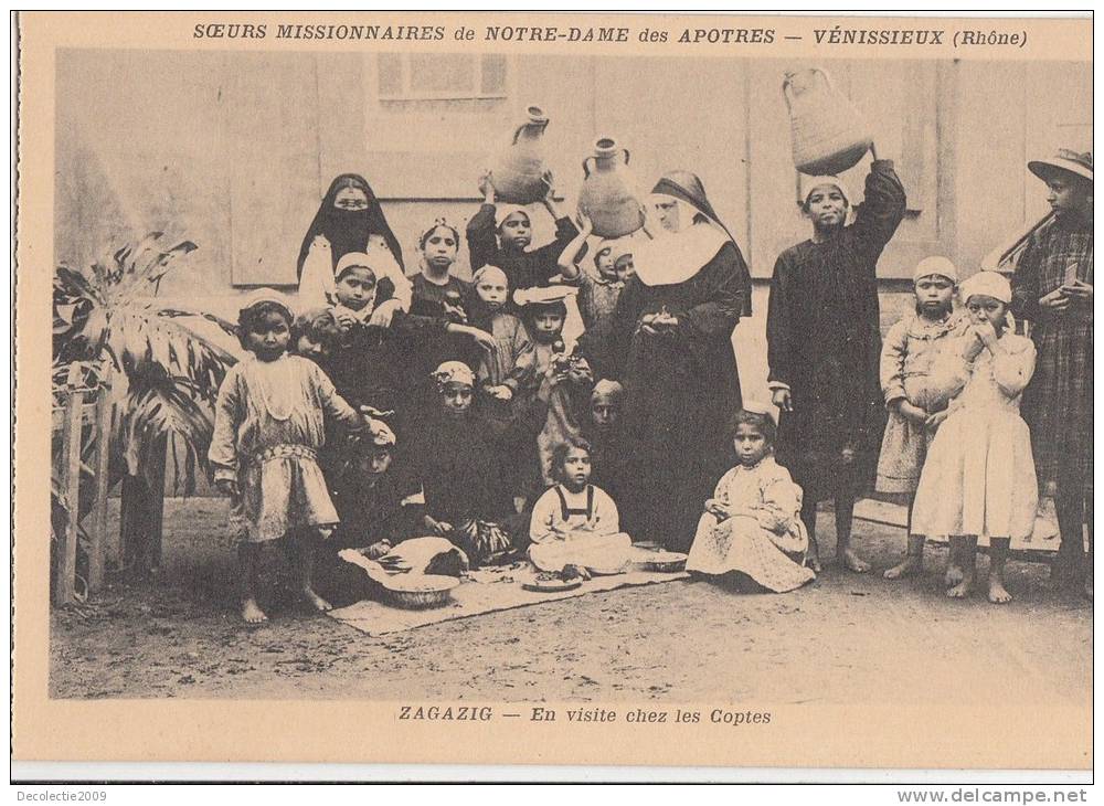 BR46112  Zagazig En Sisite Chez Les Coptes Egyp   Sceurs Missionnaires De Notre Dame Des Apotres Venissieux     2  Scans - Vénissieux