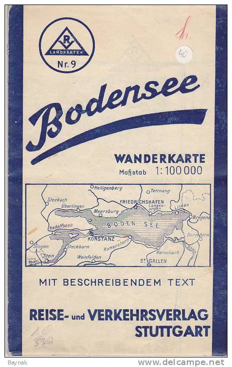 DEUTSCHLAND  --  BODENSEE - Topographische Karten