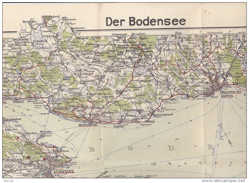 DEUTSCHLAND  --  BODENSEE - Cartes Topographiques