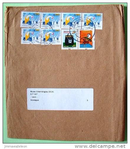 Brasil 2012 Cover To Nicaragua - Shoemaker - Shoe Maker - Postal Bag - Marketing Postal - Covers & Documents