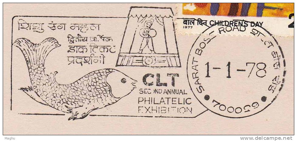 Childrens Little Theatre, Art, Fish, Giraffe Animal, India Cover 1978 - Giraffe