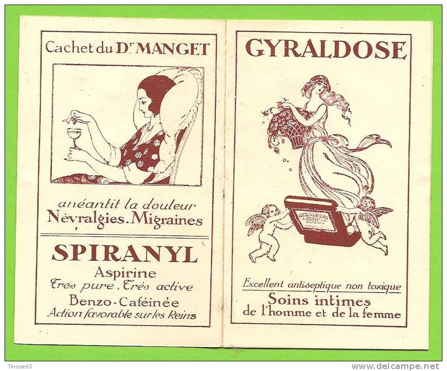 75 - PARIS - Calendrier 1925 Des Etablissements CHATELAIN, Fournisseurs Des Hôpitaux De Paris - Publicité Urodonal - Small : 1921-40