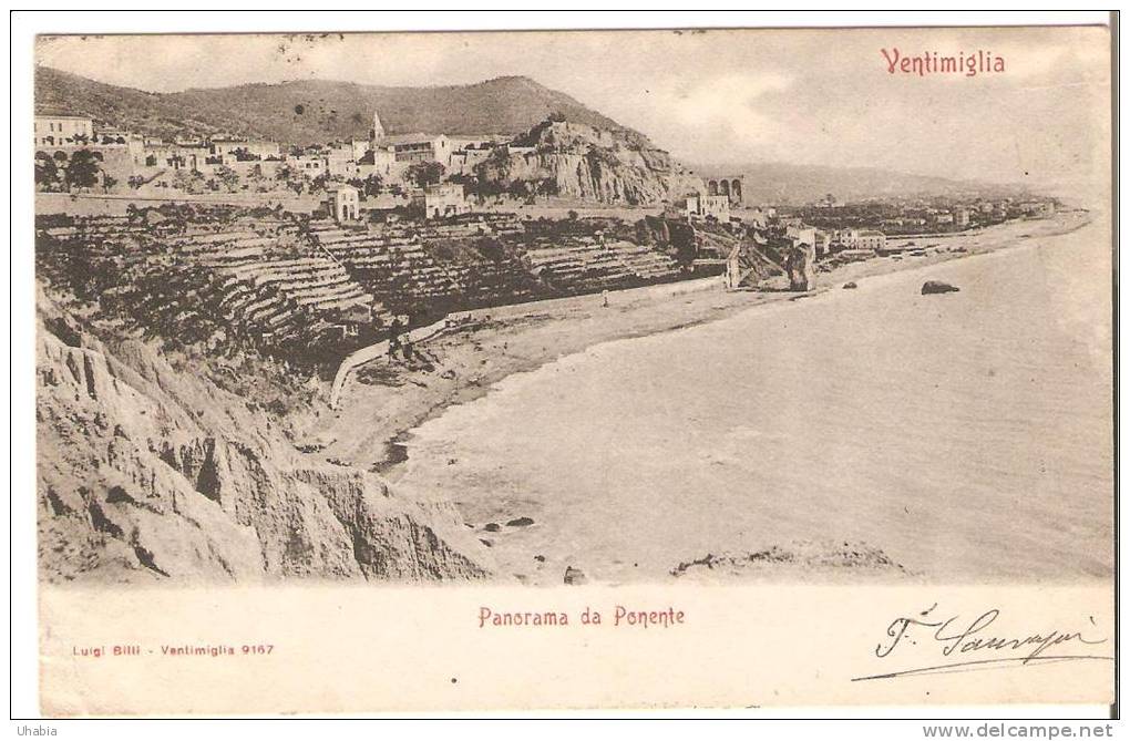 Ventimiglia.Panorama Da Ponente. - Otros & Sin Clasificación