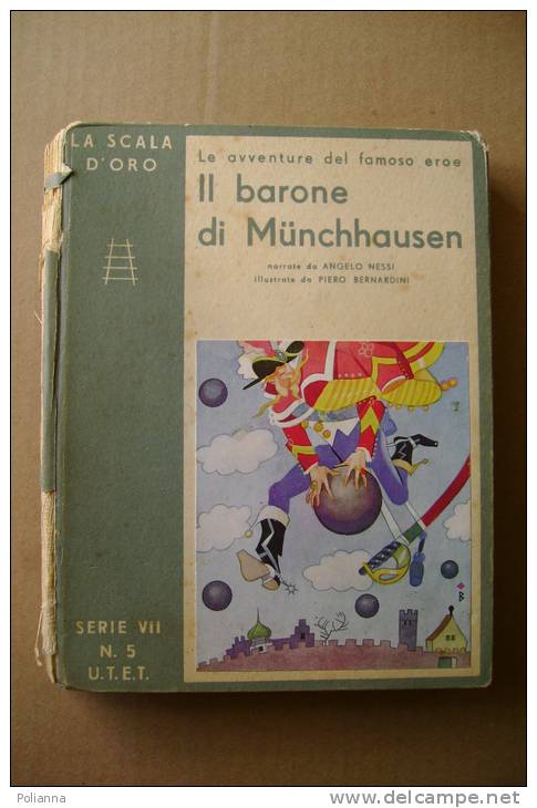 PBM/28 AVV.del BARONE MUNCHHAUSEN Scala D´Oro 1934/illustrato Da Bernardini - Antiguos