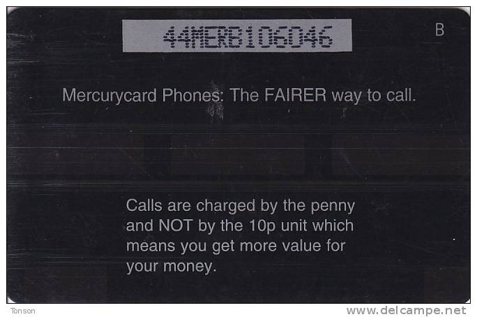 Mercury, MER568A, Fallow Deer (The Fairer Way To Call), 2 Scans.   44MERB - [ 4] Mercury Communications & Paytelco