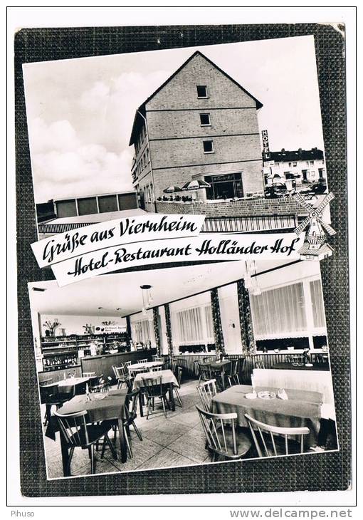 D3461  VIERNHEIM : Hotel Restaurant Höllander Hof - Viernheim