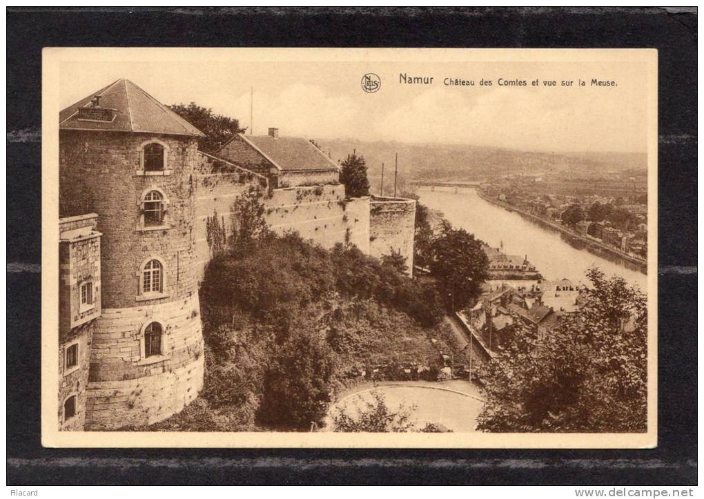 34699     Belgio,  Namur  -  Chateau  Des  Comtes  Et  Vue  Sur  La  Meuse,  NV - Namur