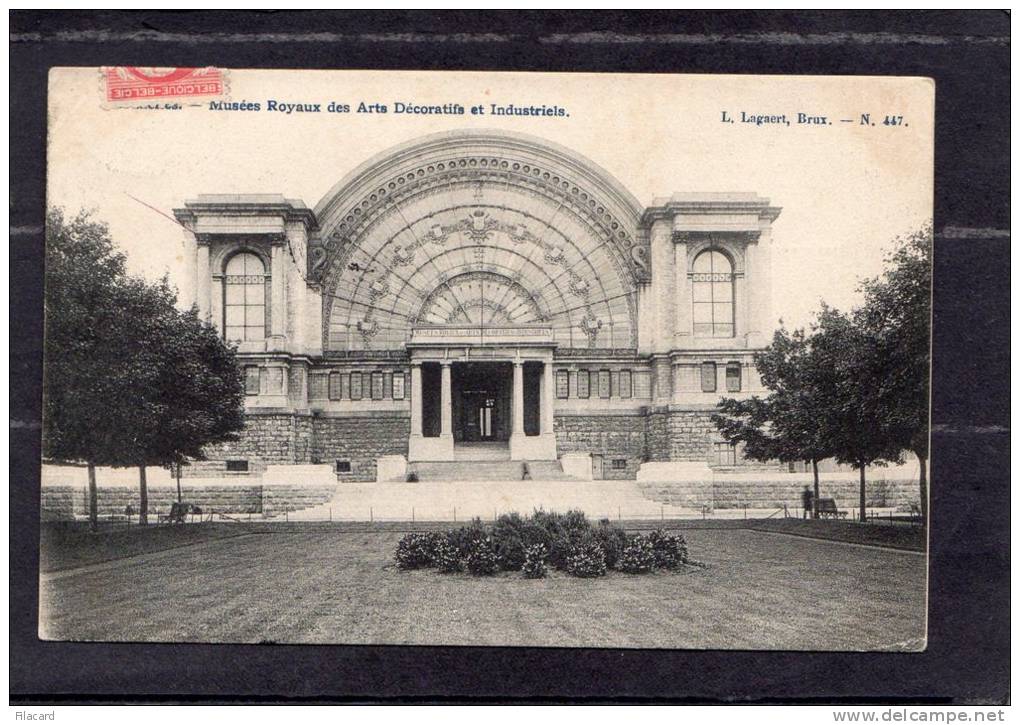 34700   Belgio,  Bruxelles  -  Musees  Royaux  Des  Arts  Decoratifs  Et  Industriels,  VG  1907 - Museums