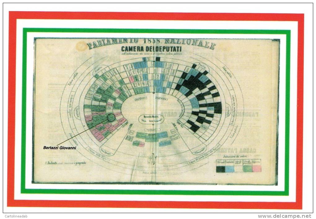 [DC1500] CARTOLINEA - 150 ANNI DELL´UNITA´ D´ITALIA - PRIMO PARLAMENTO NAZIONALE DI TORINO 1858 - Altri & Non Classificati