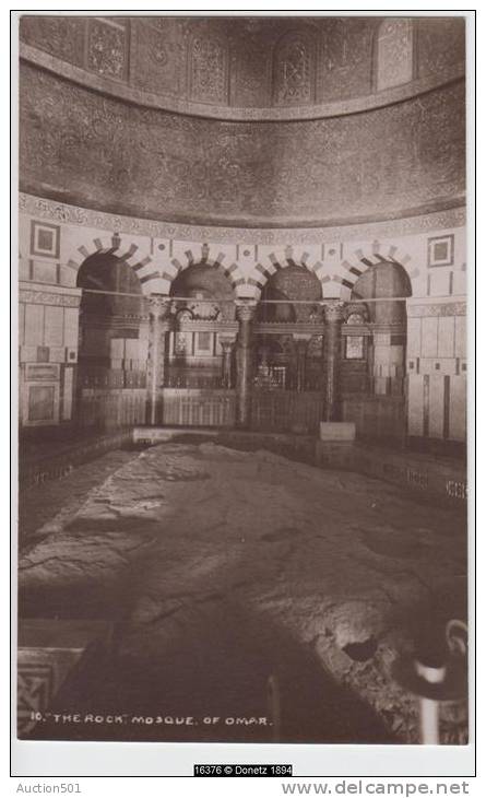 16376g JERUSALEM - The Rock Mosque Of Omar - Carte Photo - Israel