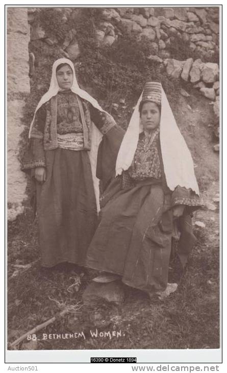 16390g BETHLEEM  Women - Carte Photo - Israel