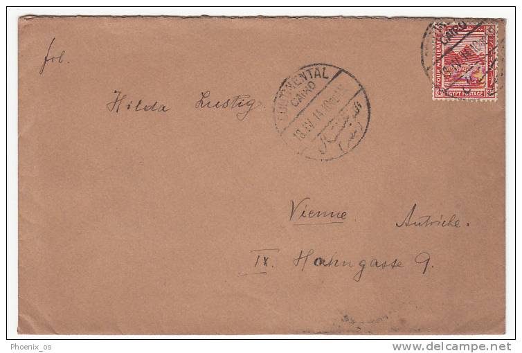 EGYPT - Continental Cairo,  Year 1914, Cover - 1866-1914 Khedivate Of Egypt