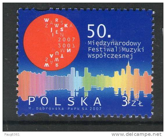 POLOGNE 2007 FESTIVAL DE MUSIQUE  YVERT N°4069  NEUF MNH** - Neufs