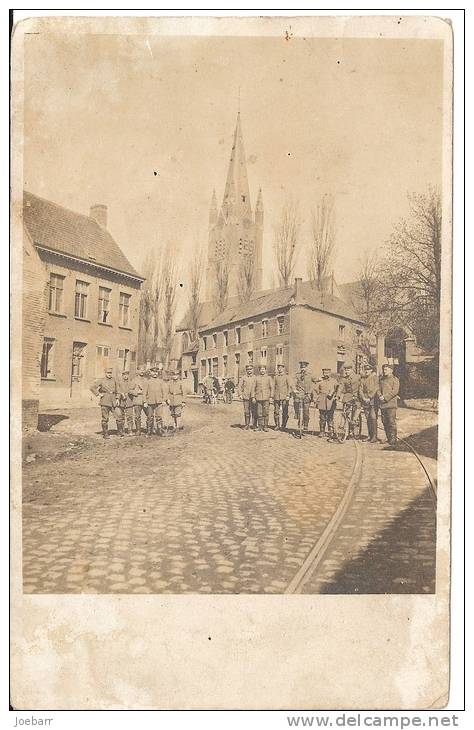 WWI Photo Carte Postale A Identifer Onbekende Fotokaart Belgique France - Autres & Non Classés