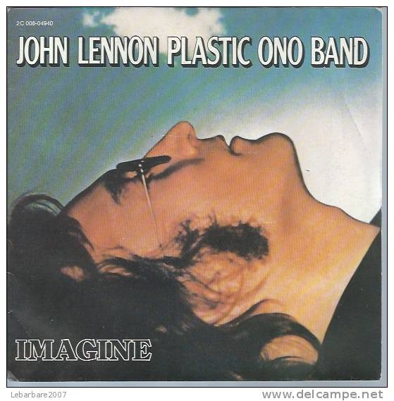45 Tours SP - JOHN LENNON PLASTIC ONO BAND - APPLE 04940  " IMAGINE " + 1 - Andere - Engelstalig