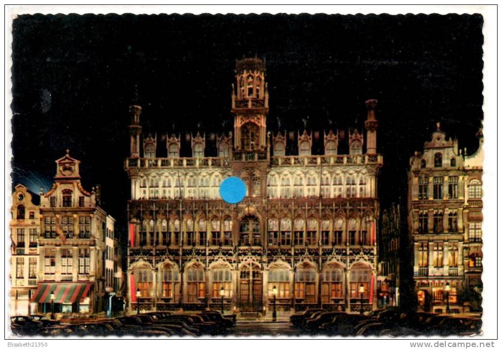 Bruxellesq : La Maison Du Roi - Bruxelles La Nuit