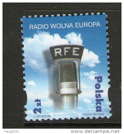 POLOGNE 2002 RDIO "RFE"  YVERT N°3735  NEUF MNH** - Unused Stamps
